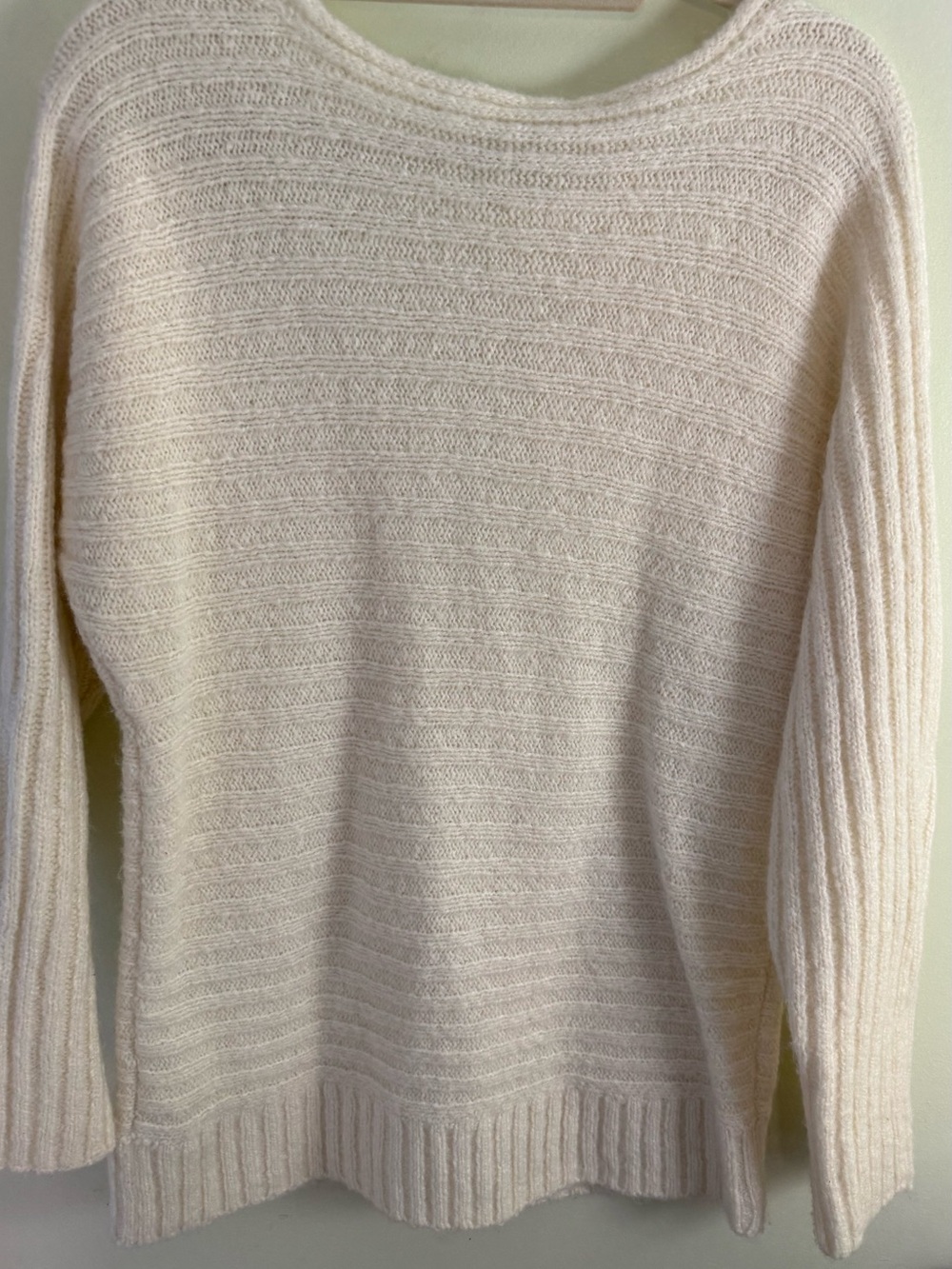 Gap Cream Wool Blend Sweater M Tall - Picture 3 of 3